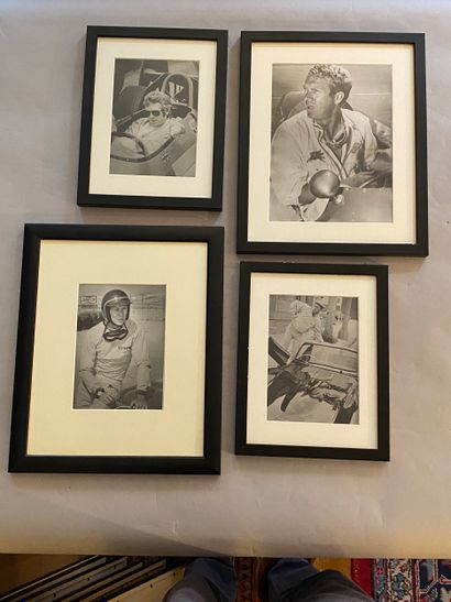 Portraits of Steve McQueen, a set of four...
