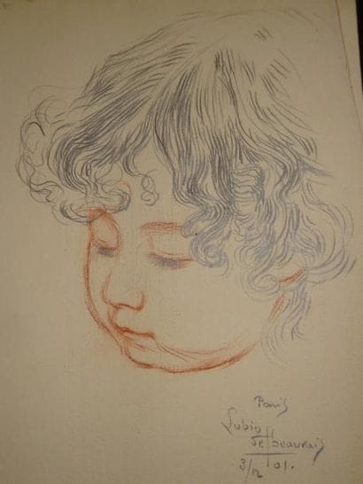Lubin de BEAUVAIS (XIX-XXème s.)
Lot de dessins...