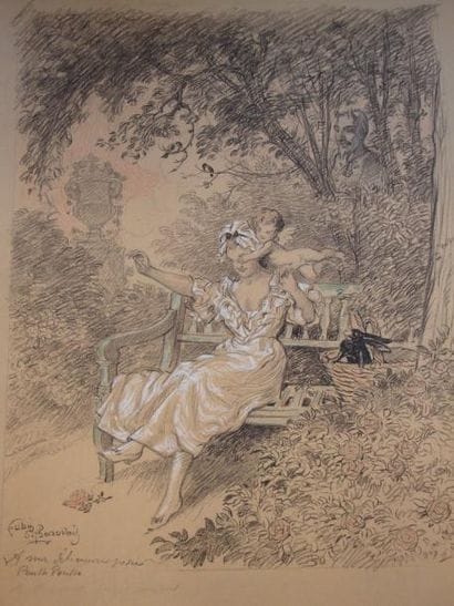 Lubin de BEAUVAIS (XIX-XXème s.)
Lot de 5...