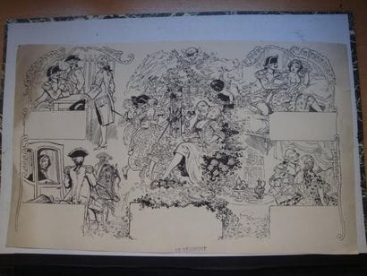 Lubin de BEAUVAIS (XIX-XXème s.)
Lot de 6...