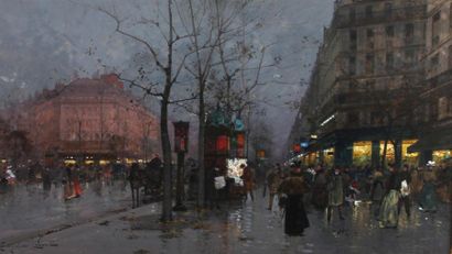 Eugène Galien-Laloue (1854-1941)
Le Boulevard...