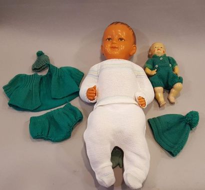 Big SNF baby in celluloid, H=63cm. - Baby...