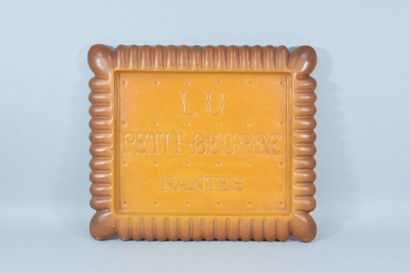 LU advertising tray in moulded resin in the...