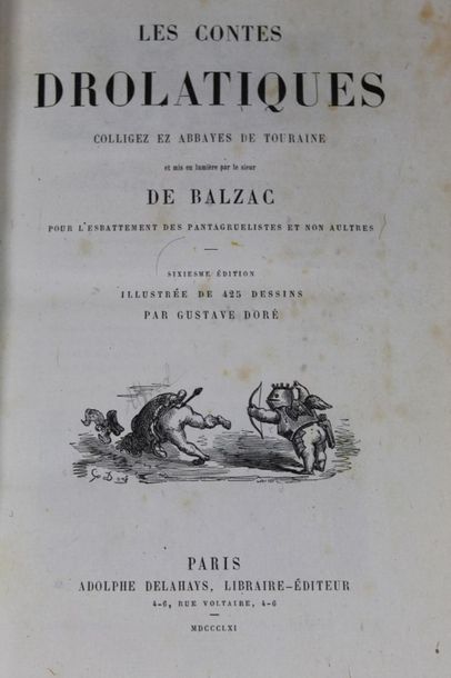 BALZAC (Honoré). Les Contes drolatiques....