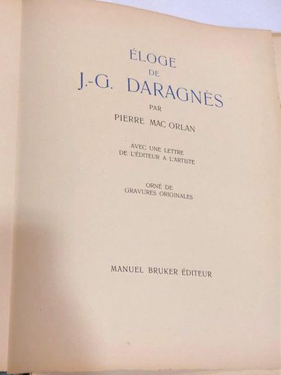 ÉLOGES 

Éloge de Daragnès illustré par MAC...