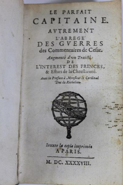 ROHAN, Duc Henry de. 

Le Parfait Capitaine....