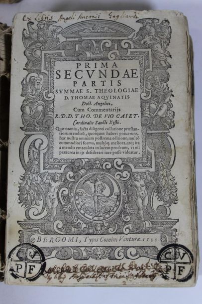 D. THOMAE AQUINATIS (Saint Thomas d'Aquin)

Summae...