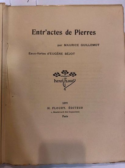 GUILLEMOT (Maurice) - Entr'acte de Pierres...