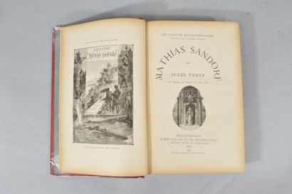 VERNE Jules. Mathias Sandorf, Hetzel.

Cartonnage...