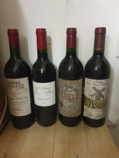 Set of 12 bottles :1 bottle CH. LASSUS, Médoc...