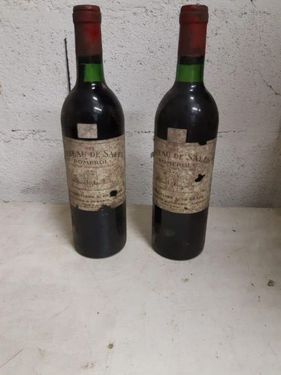2 CH bottles. DE SALES, Pomerol 1983 (ea,...