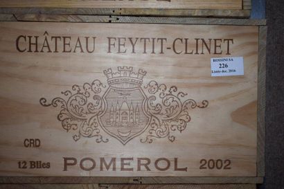 12 CH bottles. HAUT TROPCHAUD, 1989 (bicentenary...