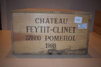 12 CH bottles. FEYTIT-CLINET, Pomerol 1998...