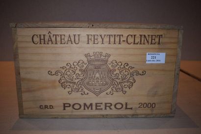 12 CH bottles. FEYTIT-CLINET, Pomerol 2000...