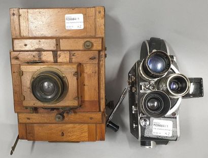 Caméra Paillard Bolex H n°117309 avec objectifs...