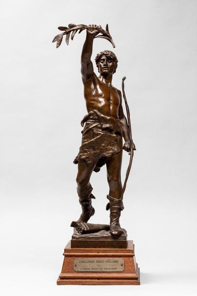 MARIOTON Eugène, 1854-1933

Le vainqueur

bronze...