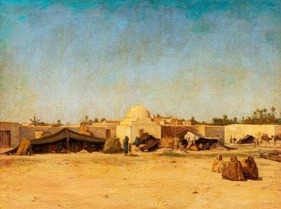 DAUBEIL Jules, 1839-1896

Campement nomade,...