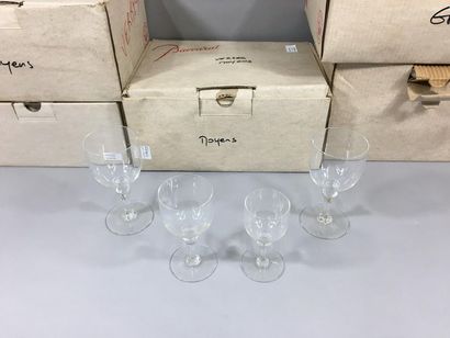 BACCARAT importante partie de service en...