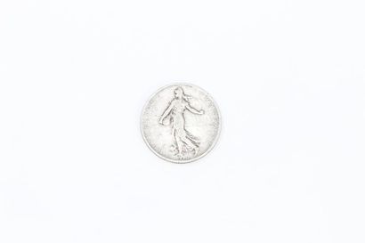 Pièce de 2 francs Semeuse, 1898 Paris, tranche...