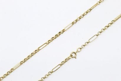 Chaîne en or jaune 18k (750) à maille Jaseron...