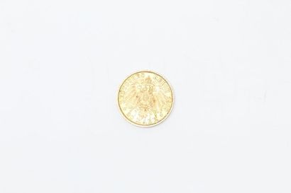 Pièce en or de 20 Mark - Wilhelm II, 1910....
