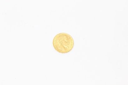Pièce en or de 20 francs Napoléon III - Empire...