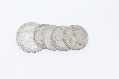 Ensemble de pièces en argent 