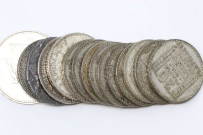 Ensemble de pièces françaises en argent :

20...