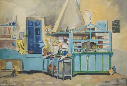 VASILIKIOTIS Aristoteles, 1902-1972

La cuisine

gouache...