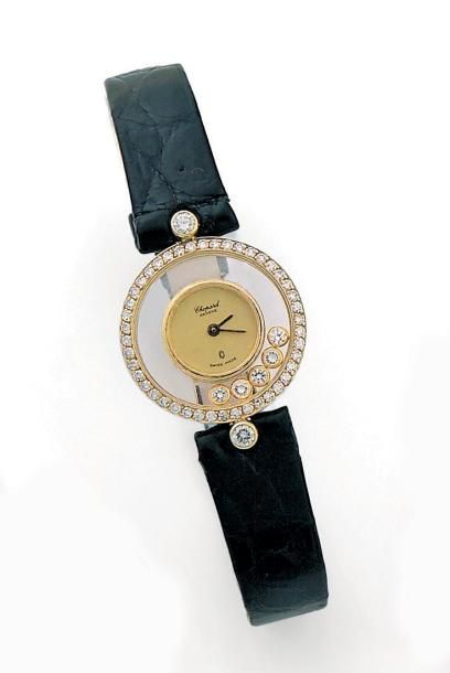 CHOPARD Happy Diamonds
Montre de dame ronde...