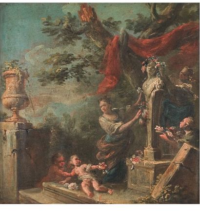 École FRANÇAISE du XVIIIe siècle,
entourage...