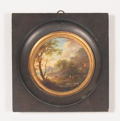 Attribué à Jean HOUEL (1735 - 1813)
Paysage...