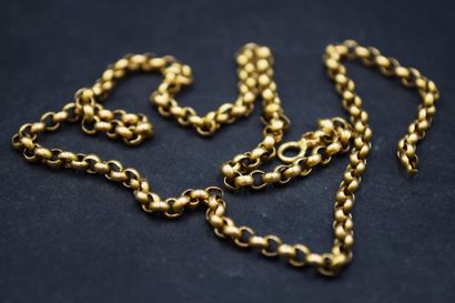 Débris de chaine en or jaune 18K (750) à...