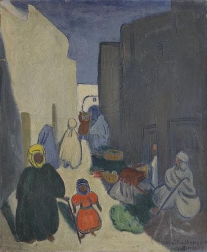 Maiten MANGEOL
Souk animé Huile sur toile,...
