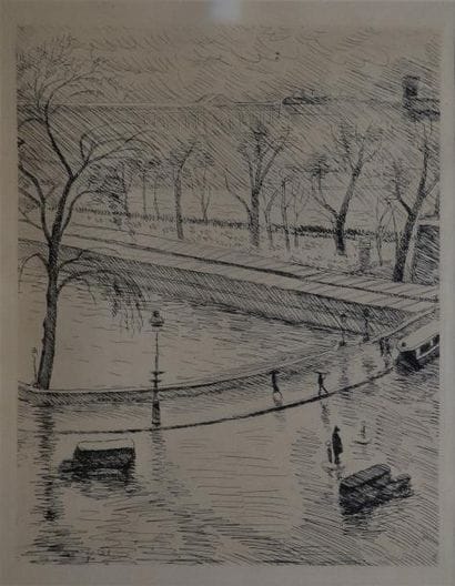 Albert Marquet
La Seine au Vert Galant Eau-forte...