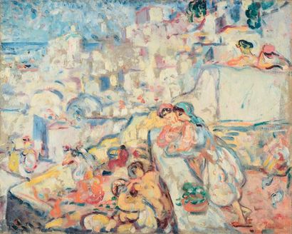Louis VALTAT
Femmes en conversation sur les...