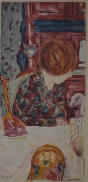 Jacques VILLON, d'après BONNARD
La femme...