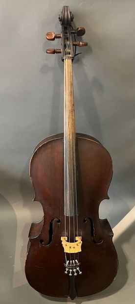 Violoncelle 4/4 portant une étiquette STEEGER
A...