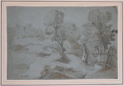 École française, XVIIIe siècle
Paysage
Encre...