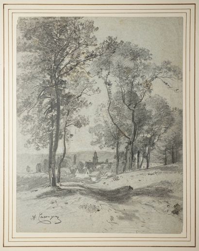 CASSAGNE Armand Théophile, 1823-1907,
Arbuste...
