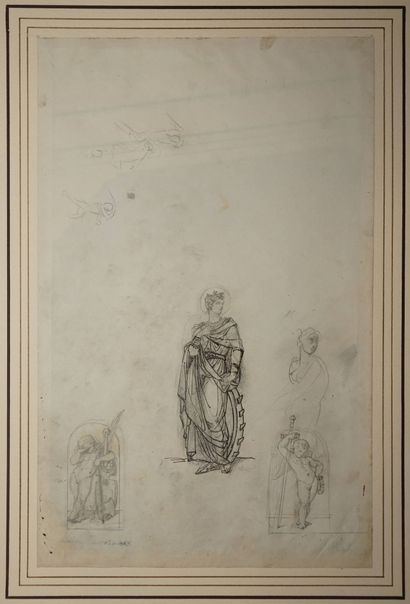 DUMAS Michel, 1812-1885, 
Descente de croix...
