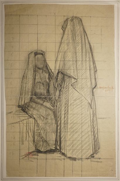 MONTENARD Frédéric, 1849-1926, 
Communiantes,...