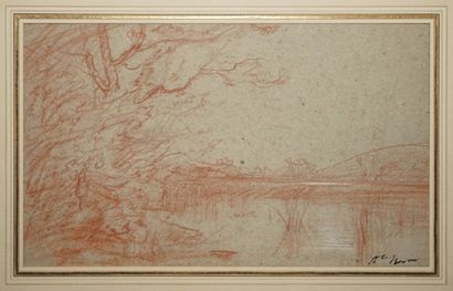 RAVIER François Auguste, 1814-1895, 
Arbres...