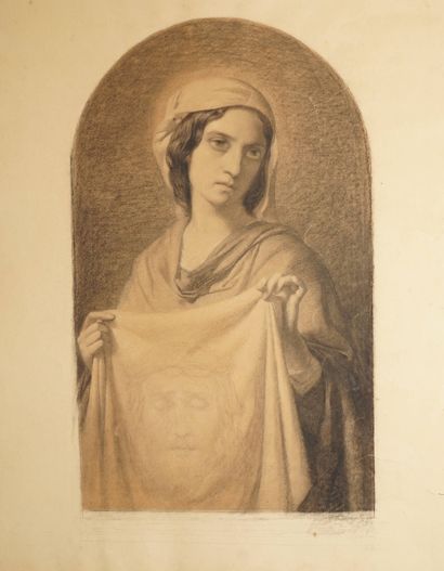 LANDELLE Charles, d'après, 
Sainte Véronique,...