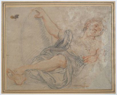 DE LA FOSSE, Charles (1636-1716)
Femme allongée...