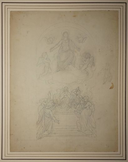 DUMAS Michel, 1812-1885, 
Descente de croix...