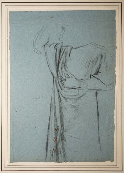 GLAIZE Léon, attribué à, 
Étude de costume...