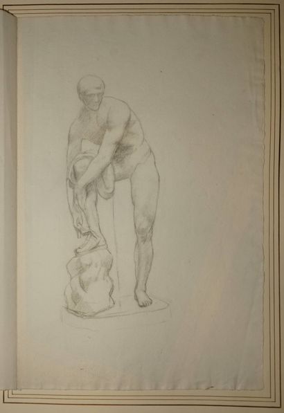 ANONYME XIXe siècle, Hermès à la sandale,...