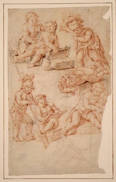 École française, XVIIIe siècle
Putti
Sanguine...
