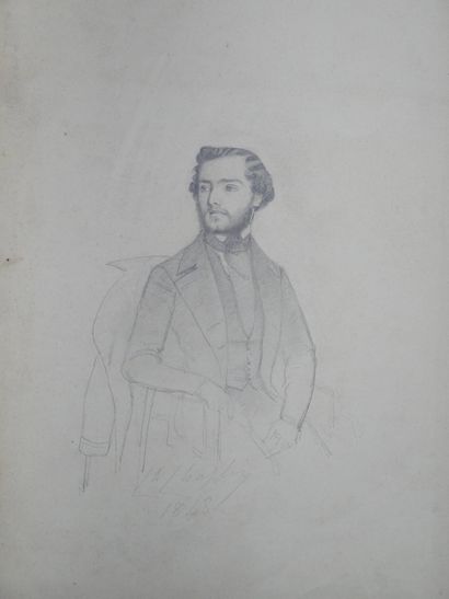 Charles Josuah CHAPLIN (1825-1891)
Cinq portraits:...